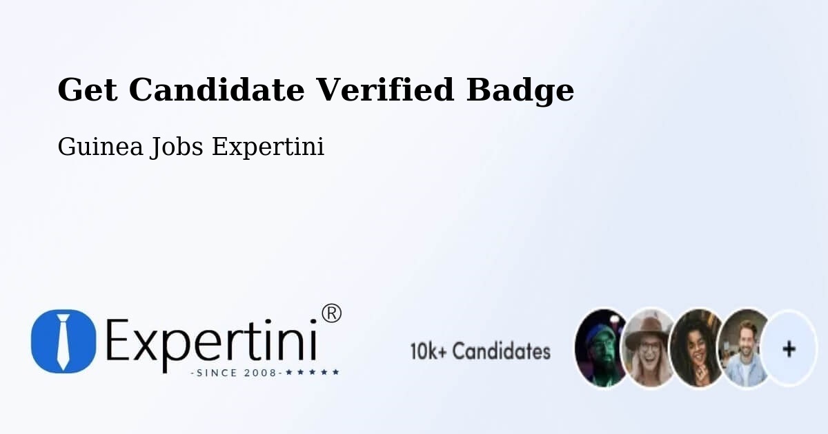 Candidate Verified Badge Program – Labé - Guinea Jobs Expertini