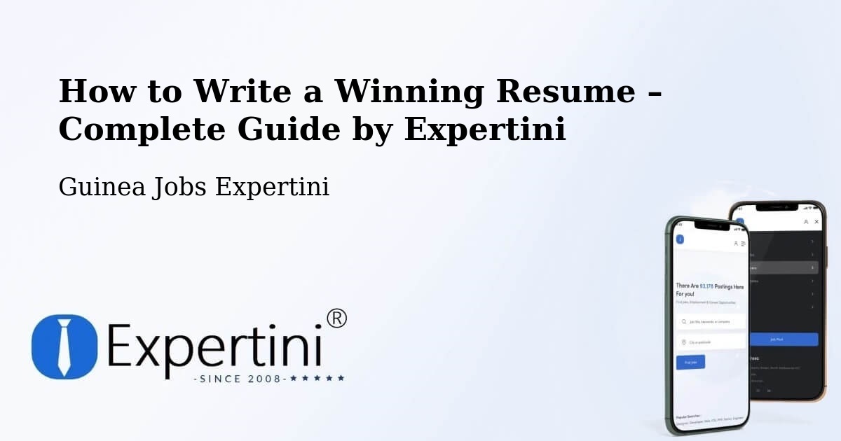 Resume Writing Guide for Job Seekers – Labé - Labé, Guinea Jobs Expertini