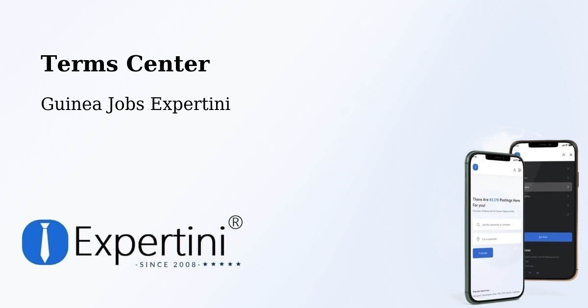 Terms of Service – Labé - Guinea Jobs Expertini